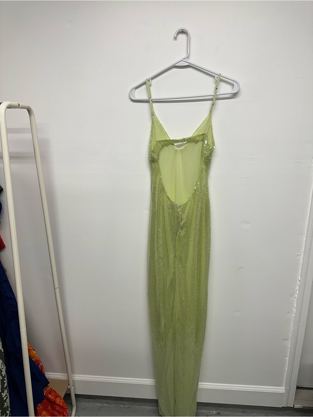 Oh Polly Marlena Sequin Maxi Dress - Light Green - Picture 10 of 11